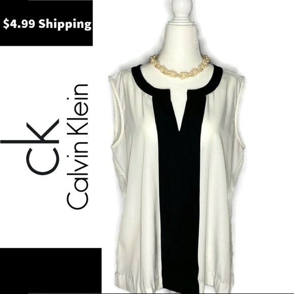 Calvin Klein Tops - 💰BOGO💰Calvin Klein Silky top EUC no flaws - L